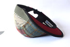 Scosia Plaid Rojo Eight Panel Sport Hat (sb)