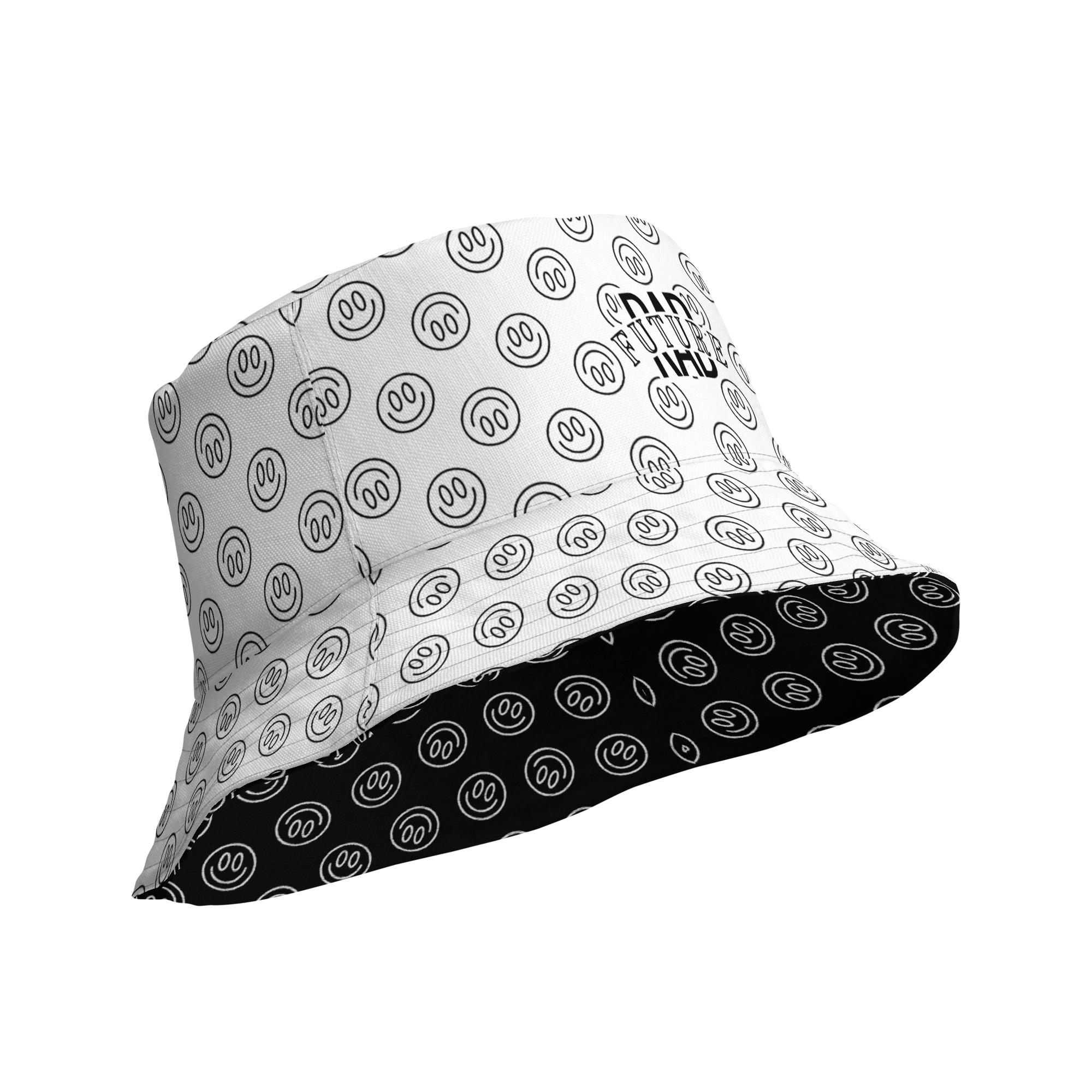 Smile Reversible bucket hat