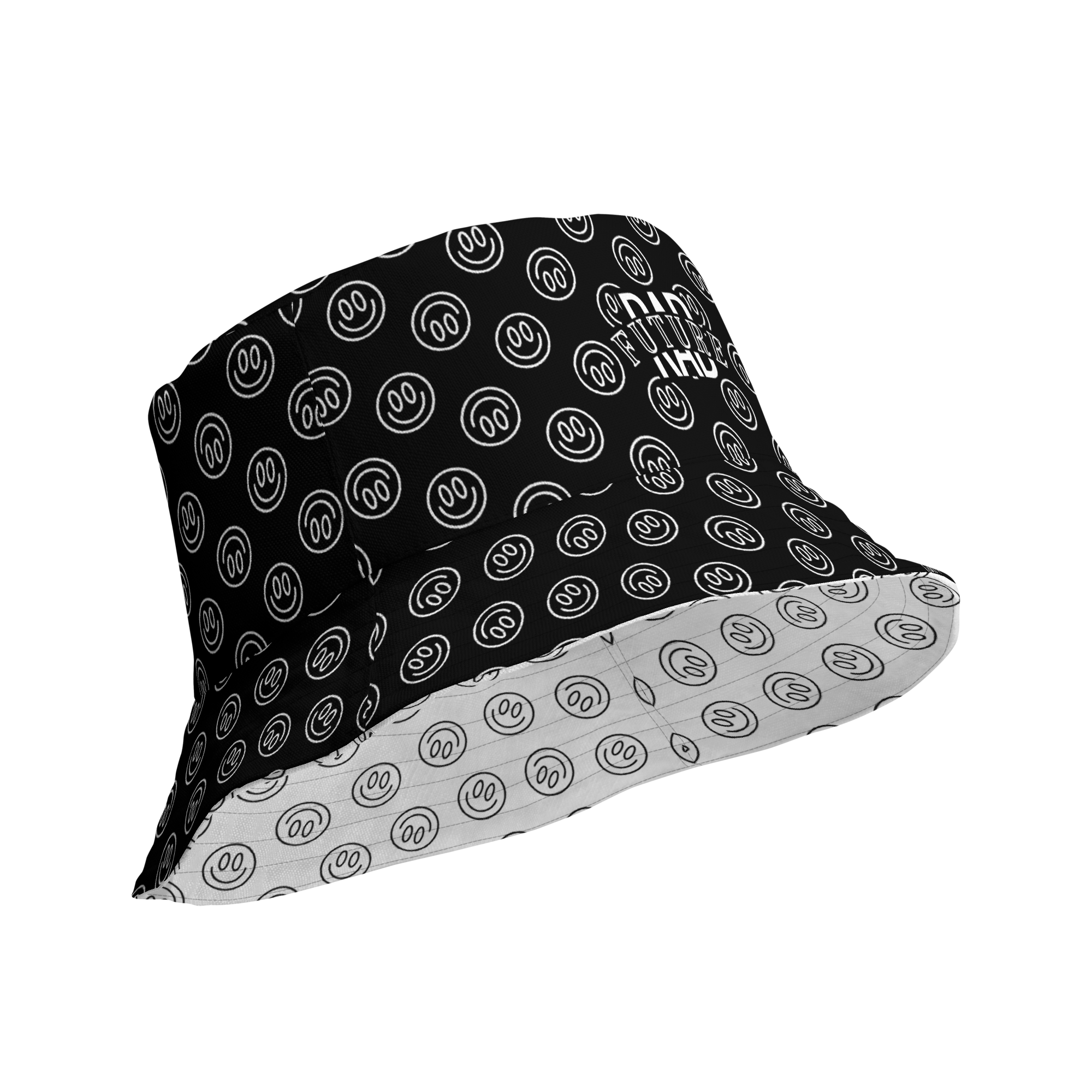 Smile Reversible bucket hat