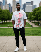G West Cursed Boy Oversized Men's T-Shirt