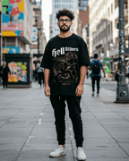 G West Devil Hell Riders Oversized Men's T-Shirt