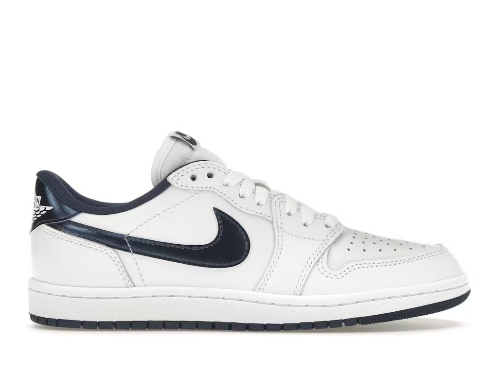 JORDAN 1 LOW BLANCO/MARINO