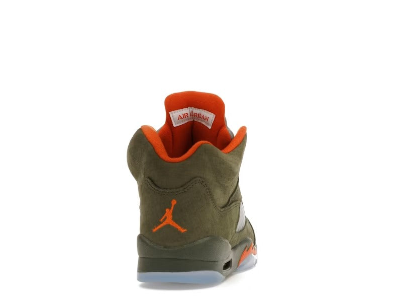 JORDAN RETRO 5 OLIVE/SOLAR ORG
