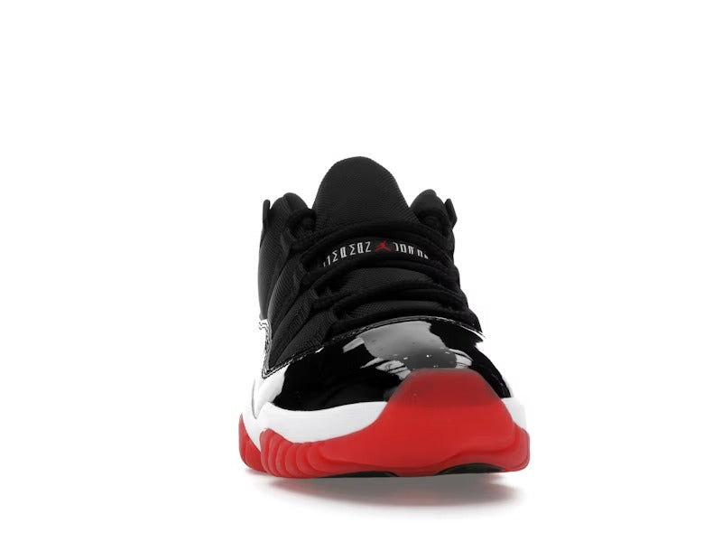 JORDAN 11 LOW NEGRO/ROJO - BRED