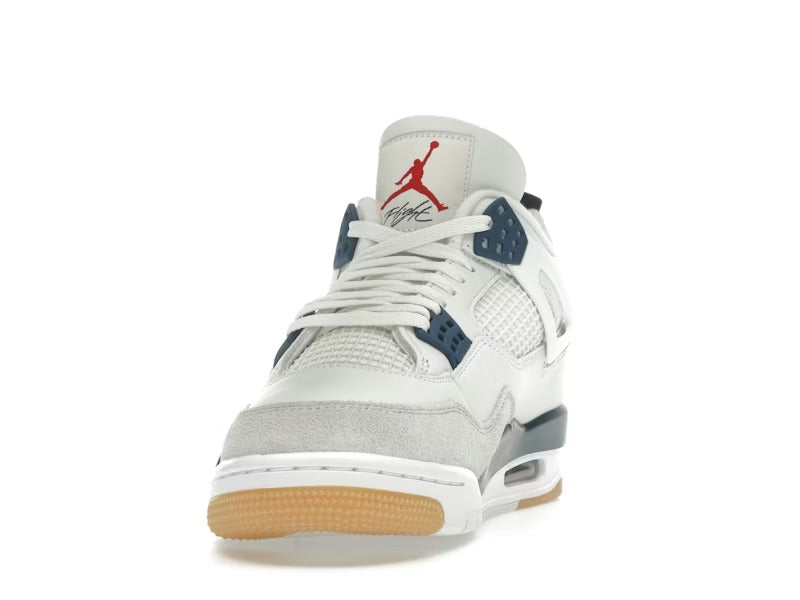 JORDAN RETRO 4 WHITE NAVY