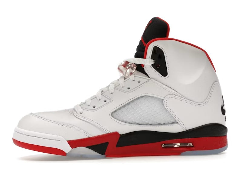 JORDAN RETRO 5 FIRE RED BLACK TONGUE