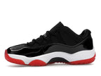 JORDAN 11 LOW NEGRO/ROJO - BRED