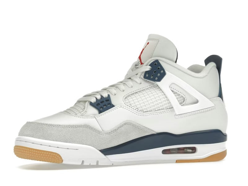 JORDAN RETRO 4 WHITE NAVY