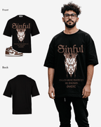 G West Sinful Oversized T-Shirt Mens