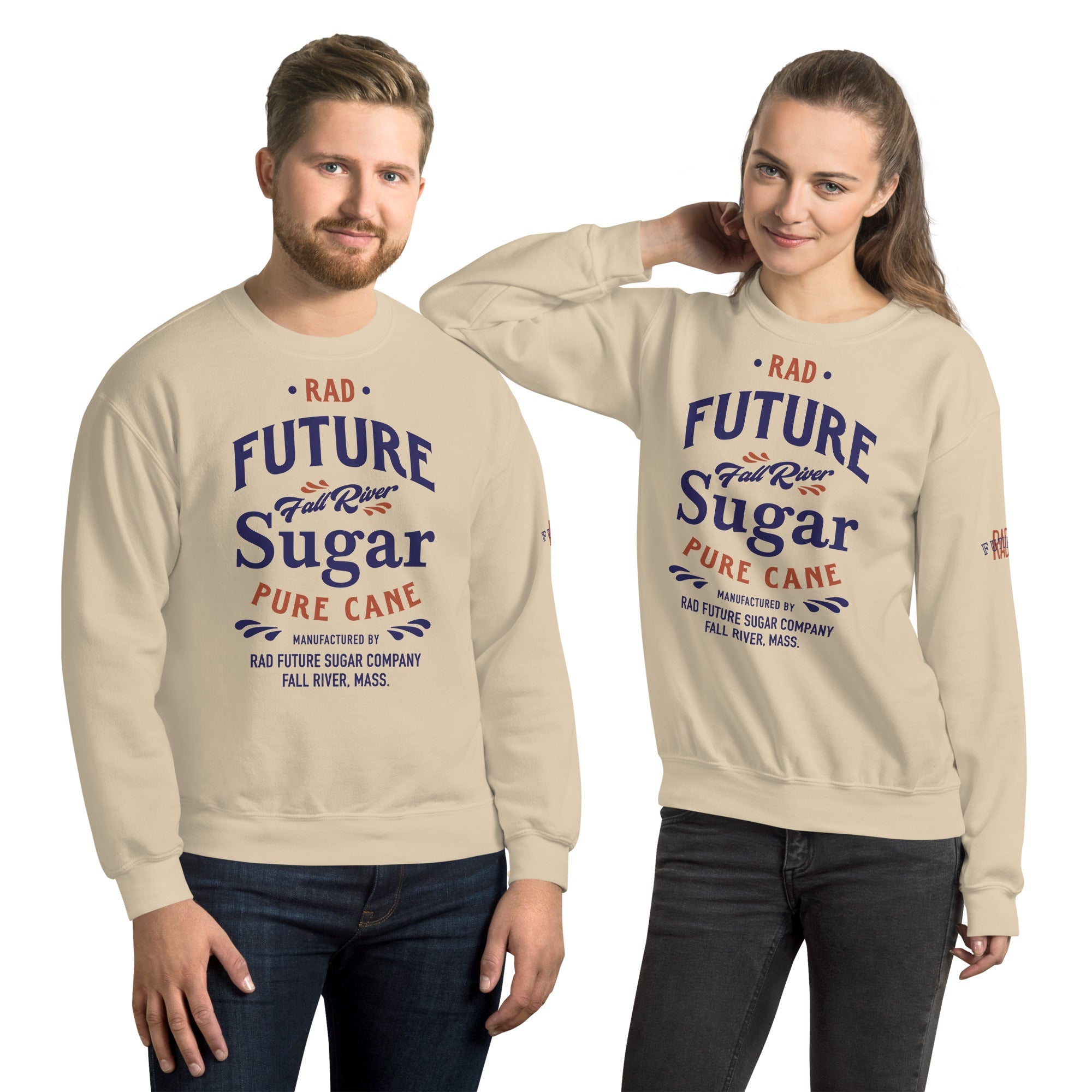 Pure Cane Sugar - Vintage Antique Style - Unisex Sweatshirt