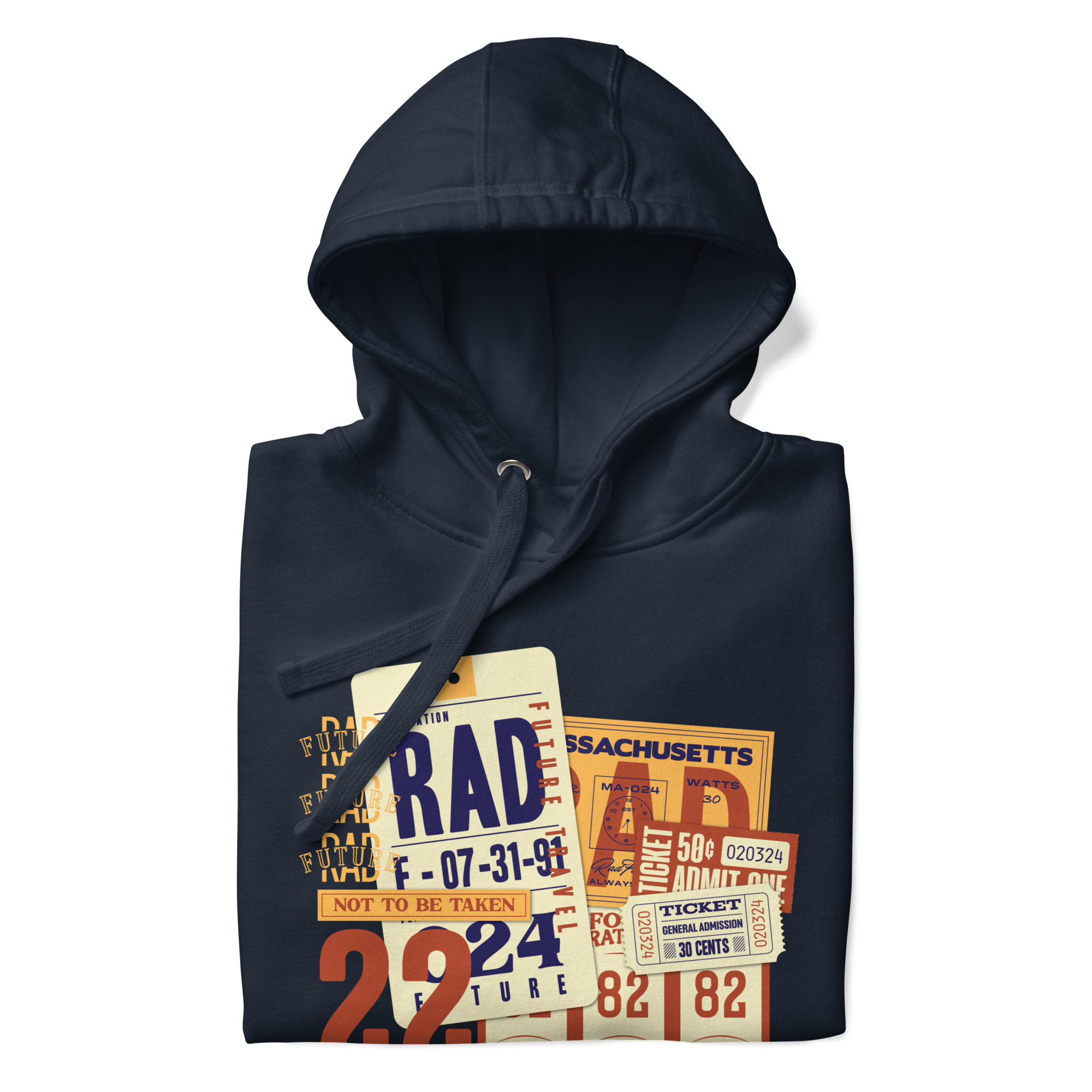 Unisex Hoodie - Vintage Inspired Digital Collage