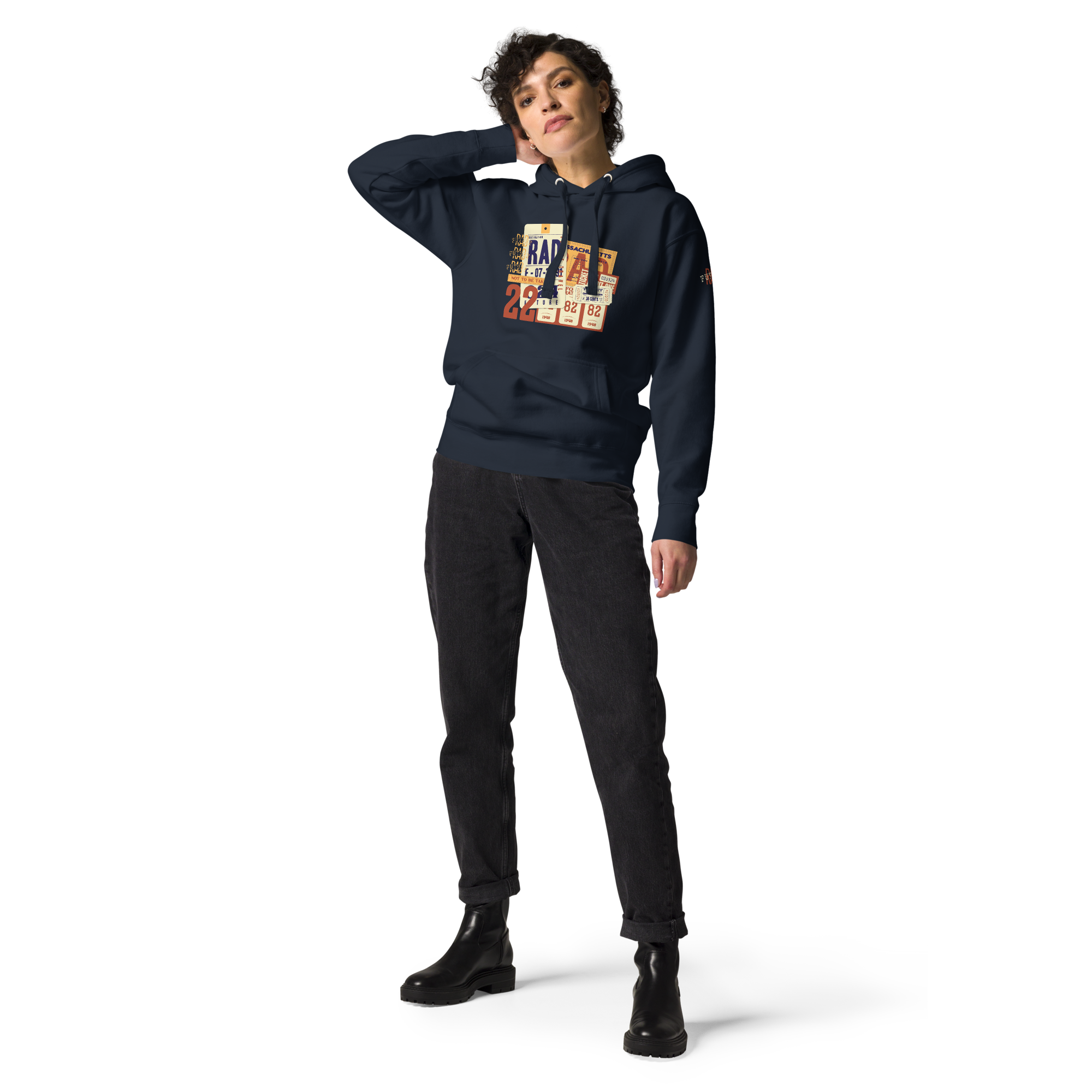 Unisex Hoodie - Vintage Inspired Digital Collage